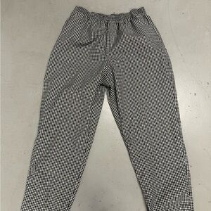 Black and White Checkered Pants